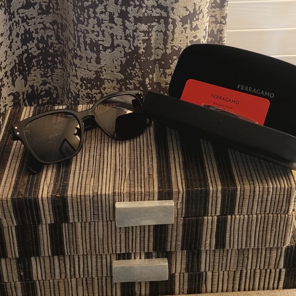 Ferragamo Brown Sunglasses with Case